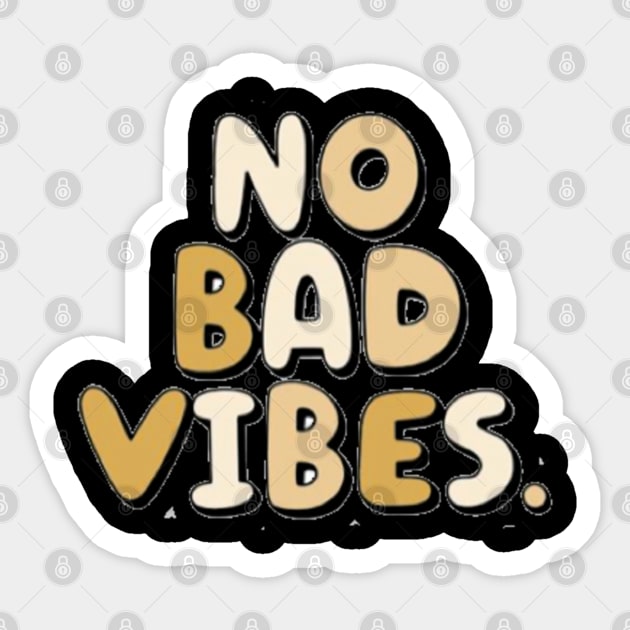 no bad vibes Sticker by WitchyAesthetics